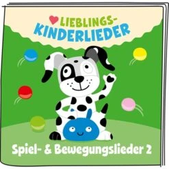 Tonies Lieblings-Kinderlieder Spiel- Und Bewegungslieder 2, Spielfigur -Tonies Geschäft für Kinderprodukte Tonies Lieblings Kinderlieder Spiel und Bewegungslieder 2 Spielfigur@@1se2tt2b 2